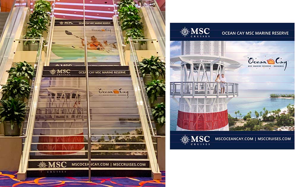 MSC Cruises Mohegan Sun Fest Branding