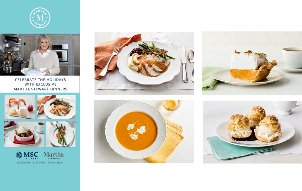 MSC Cruises Martha Stewart Partnership Photoshoot